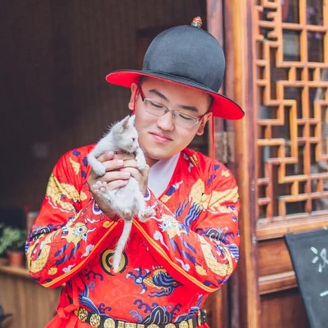 執(zhí)子之手與子偕老唯美頭像，唯美古風(fēng)情侶頭像