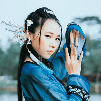 人魚傳說(shuō)妖艷頭像，唯美古風(fēng)女子頭像