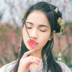 輕盈溫婉的古風女子頭像，中國古典風格qq頭像