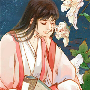 手繪風(fēng)格華貴古風(fēng)女子頭像，動(dòng)漫頭像女生頭像