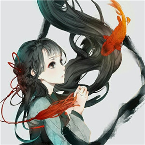 冬日飛雪女子古風(fēng)頭像，好看的動(dòng)漫頭像