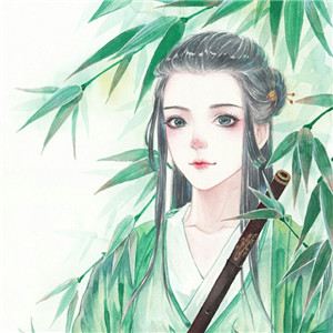 冬日飛雪女子古風(fēng)頭像，好看的動(dòng)漫頭像