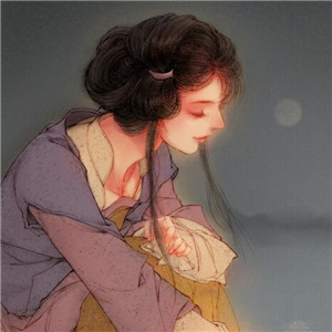 冬日飛雪女子古風(fēng)頭像，好看的動(dòng)漫頭像