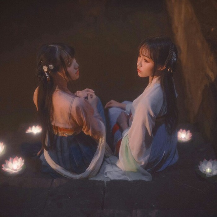 閨蜜古裝女子古風(fēng)頭像，楚楚動(dòng)人女生頭像