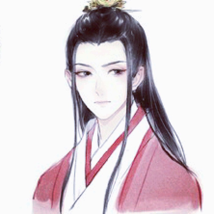 雅致男子古風(fēng)頭像，劍眉星目古典男生頭像