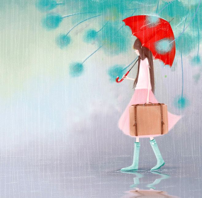 有關(guān)雨的唯美古風句子《安仁古鎮(zhèn)逢晨雨》