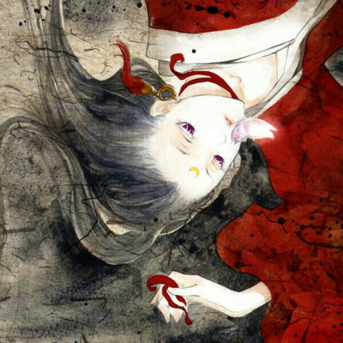 古典唯美女子頭像，水彩風(fēng)女生頭像