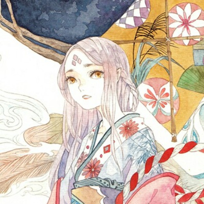 水墨風(fēng)古典女子頭像，古風(fēng)唯美頭像。
