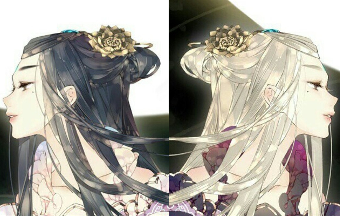 動(dòng)漫古風(fēng)女子閨蜜頭像，好姐妹qq頭像