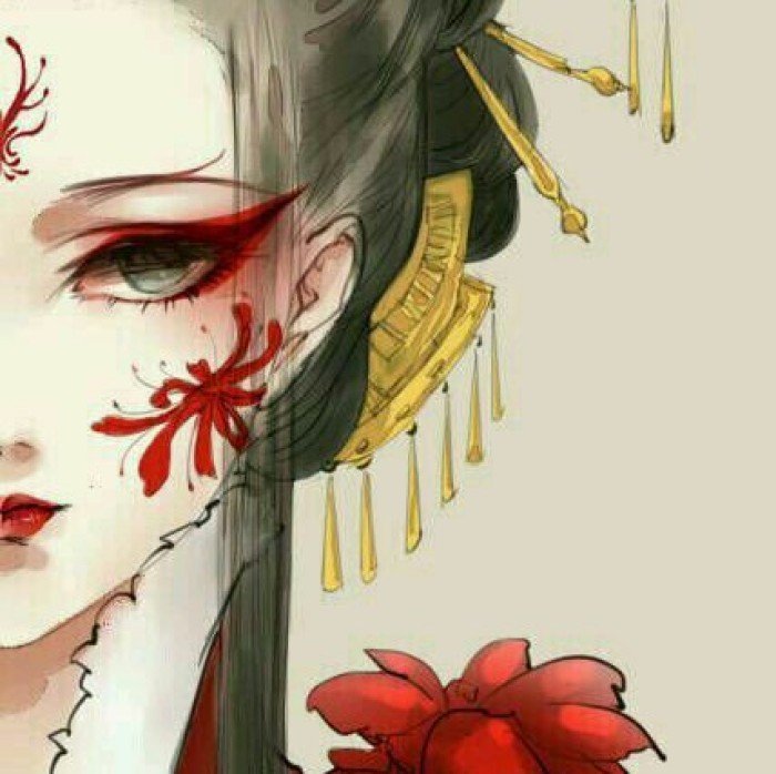 動漫古風(fēng)女子閨蜜頭像，好姐妹qq頭像