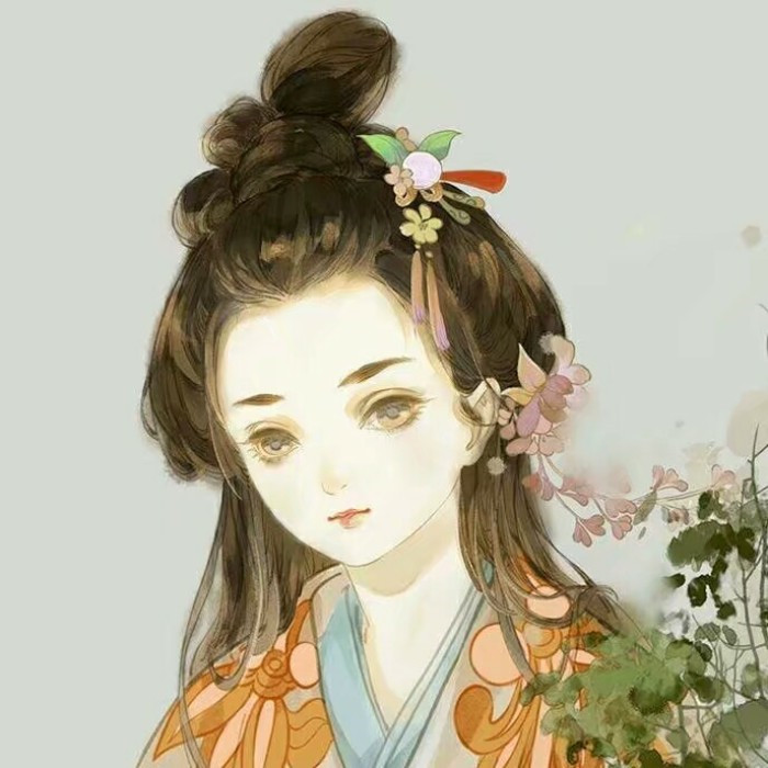 柔美淡雅女子古風(fēng)頭像，古典女子qq頭像