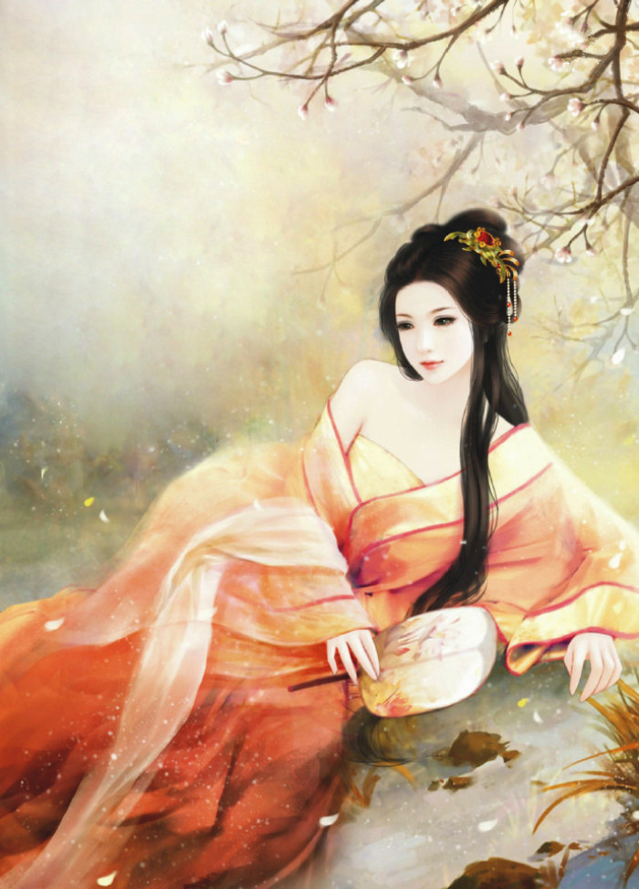 優(yōu)美的古風(fēng)女子立繪插畫(huà)欣賞