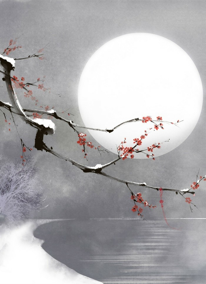 古風(fēng)唯美風(fēng)景插畫(huà)