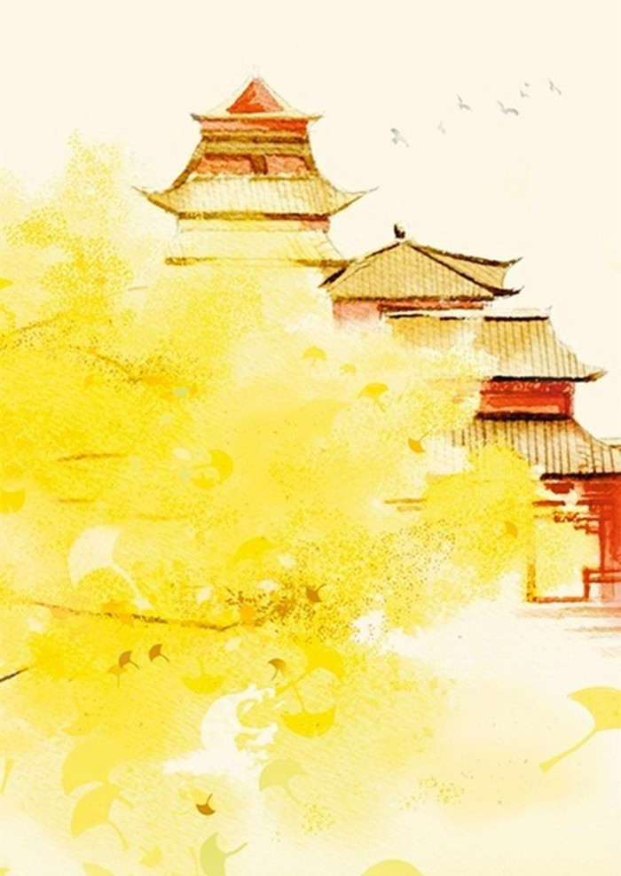 古風(fēng)唯美風(fēng)景插畫(huà)