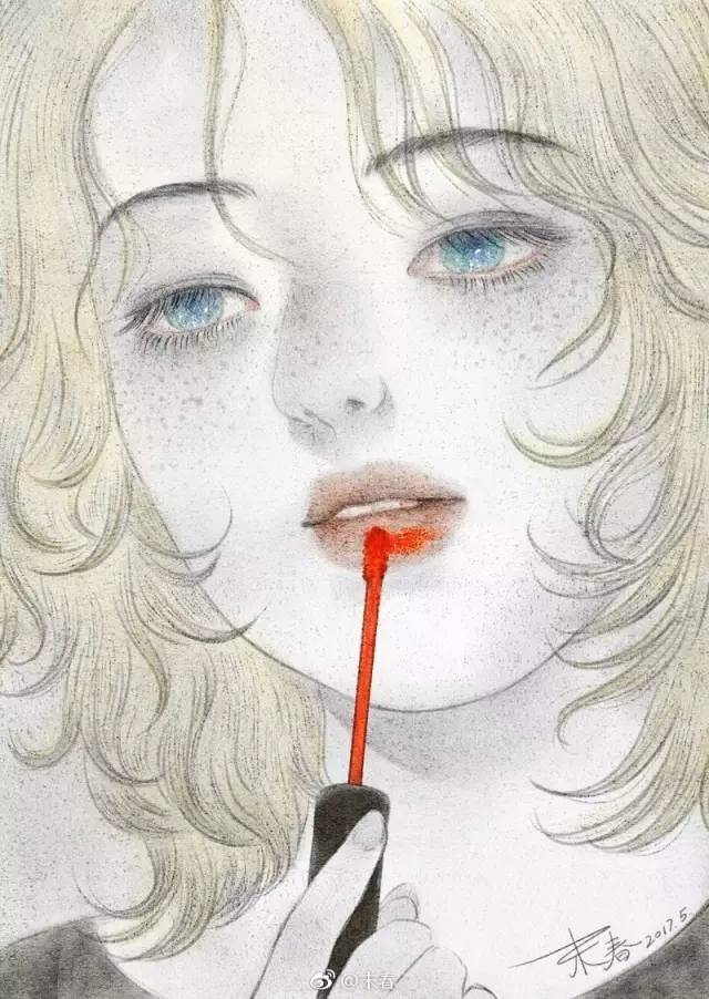 獨特中國美，最美插畫，膚如凝脂珠圓玉潤民國