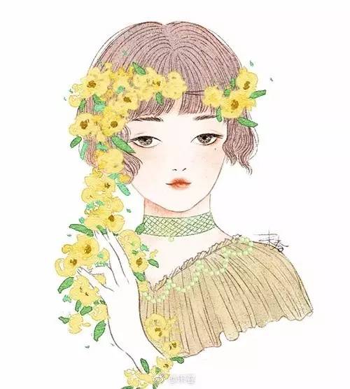 獨特中國美，最美插畫，膚如凝脂珠圓玉潤民國