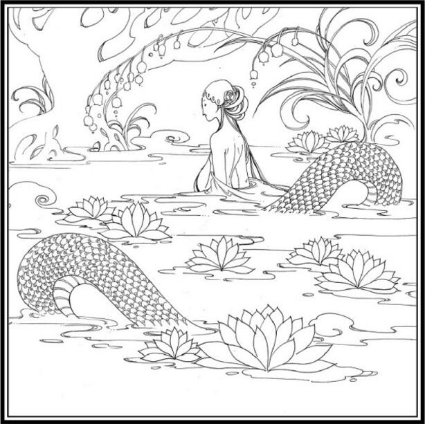 白蛇傳的故事，白蛇傳繪本插畫