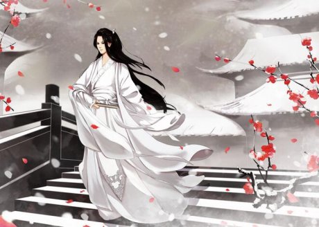 古風(fēng)圖片，白衣翩翩公子