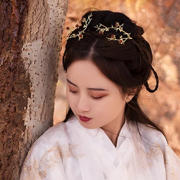 傷感流淚帶傘頭像，唯美古風真人頭像