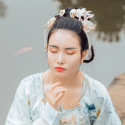 并蒂閨蜜頭像，唯美古風(fēng)真人頭像