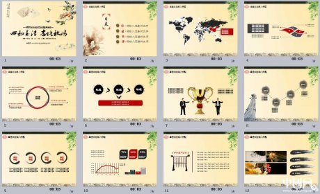 中國(guó)風(fēng)動(dòng)態(tài)精美通用PPT模板