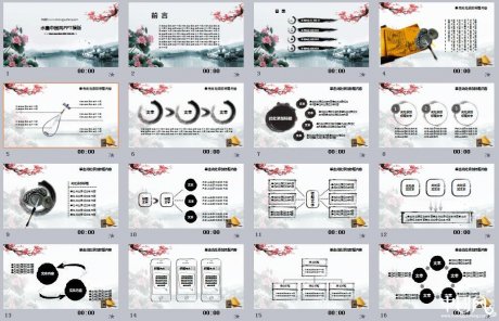 水墨中國(guó)風(fēng)PPT模版