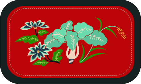 中國傳統(tǒng)刺繡圖案植物系列二，矢量素材