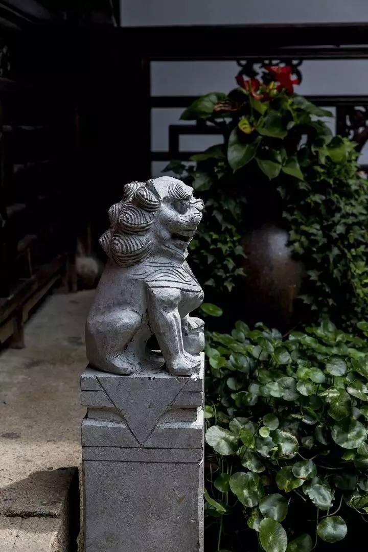 景觀設計：拴馬樁做的景觀