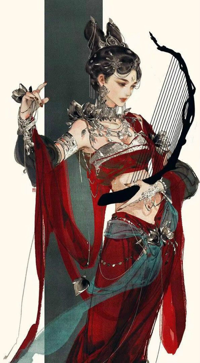 唯美有意境的古風(fēng)圖片，紅顏知己甚是惹人喜愛