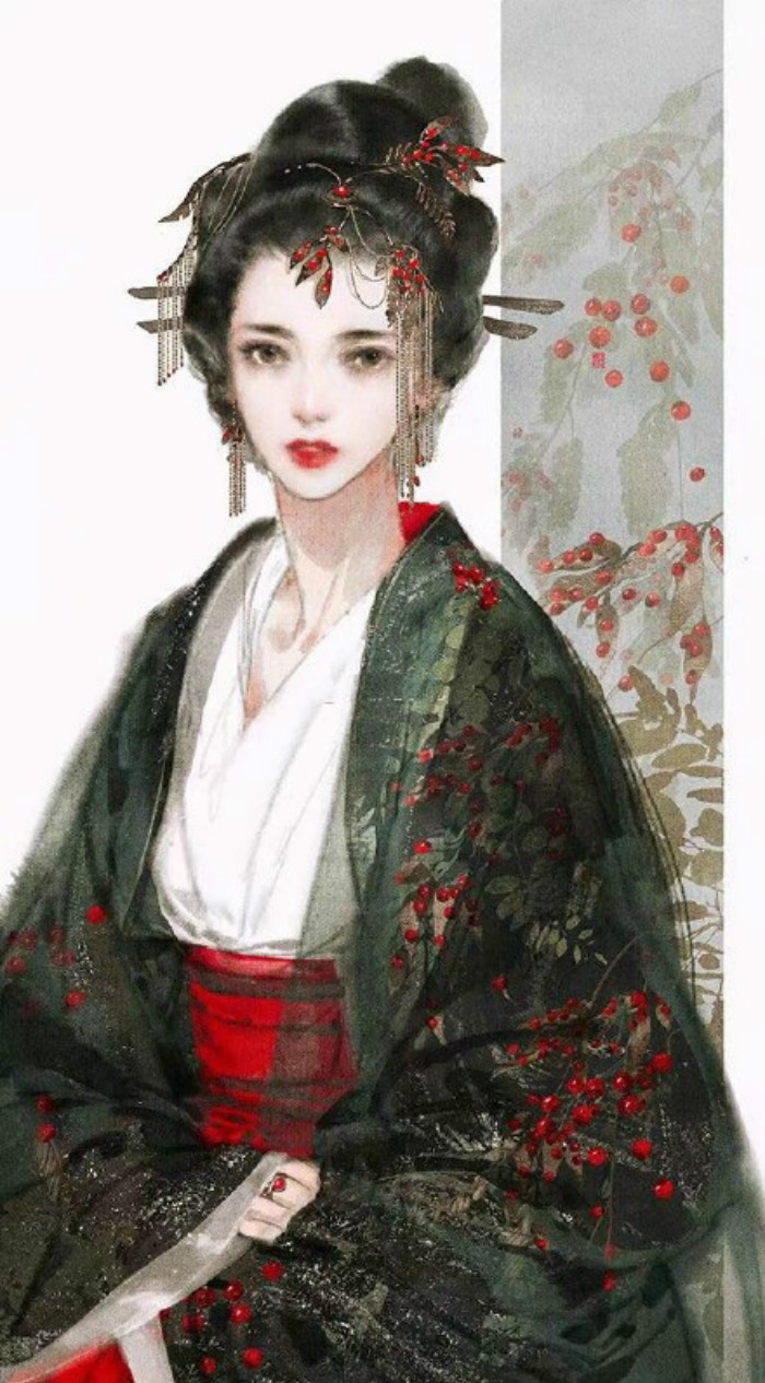 唯美有意境的古風(fēng)圖片，紅顏知己甚是惹人喜愛