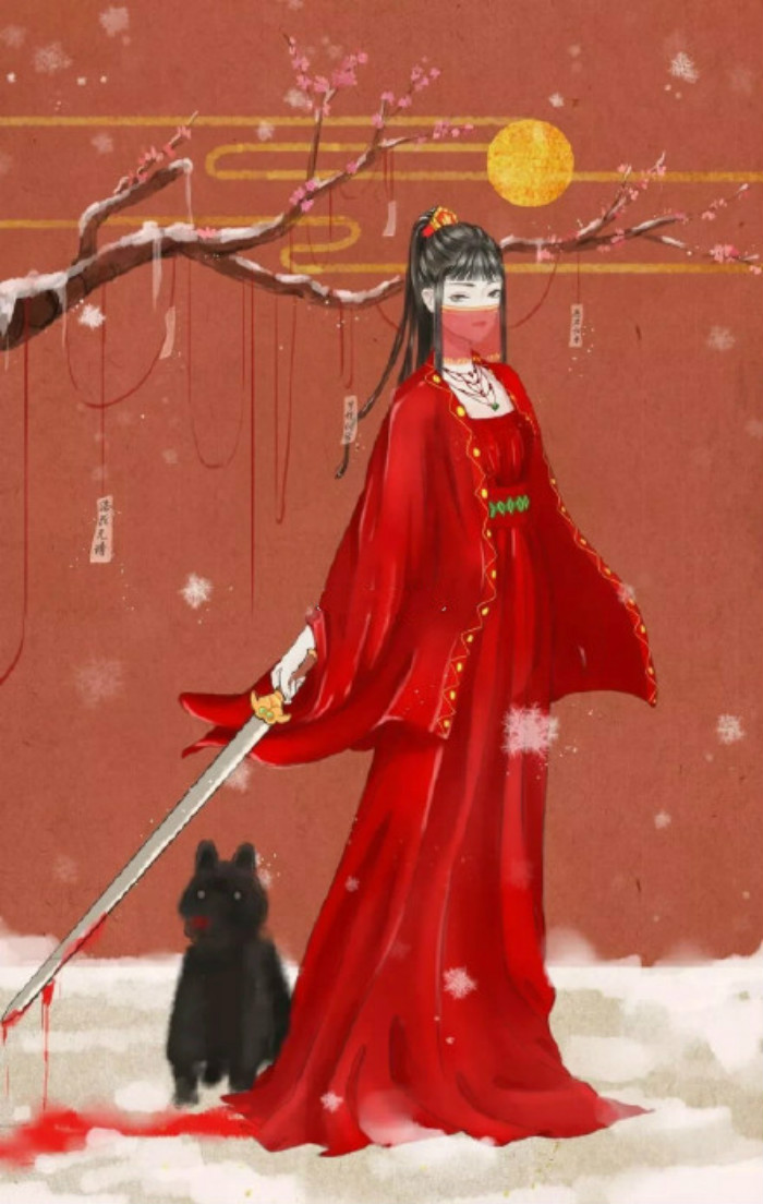 唯美有意境的古風(fēng)圖片，紅顏知己甚是惹人喜愛
