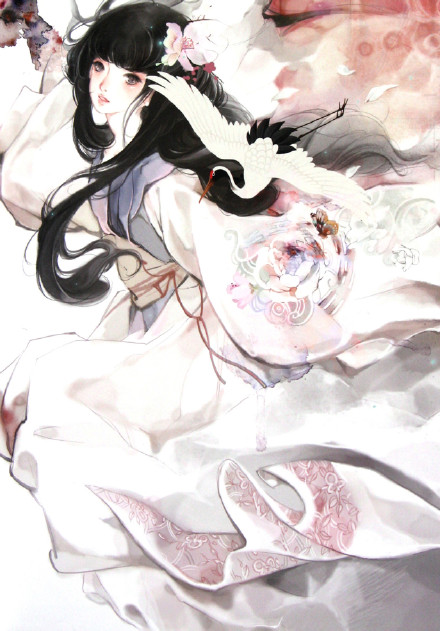 好看的古風水彩美人圖，值得收藏的古風圖片