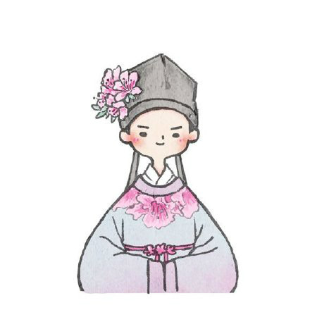 古風(fēng)花卉擬人情人頭像，一組好看的手繪古風(fēng)頭像