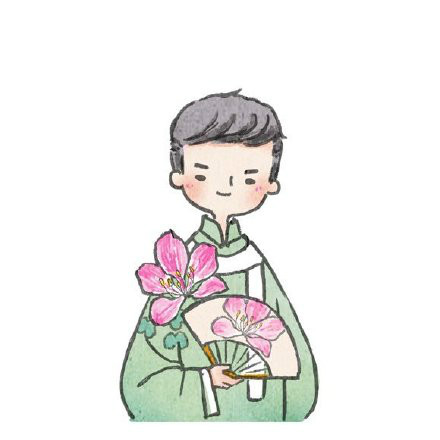 古風(fēng)花卉擬人情人頭像，一組好看的手繪古風(fēng)頭像