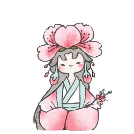 古風(fēng)花卉擬人情人頭像，一組好看的手繪古風(fēng)頭像