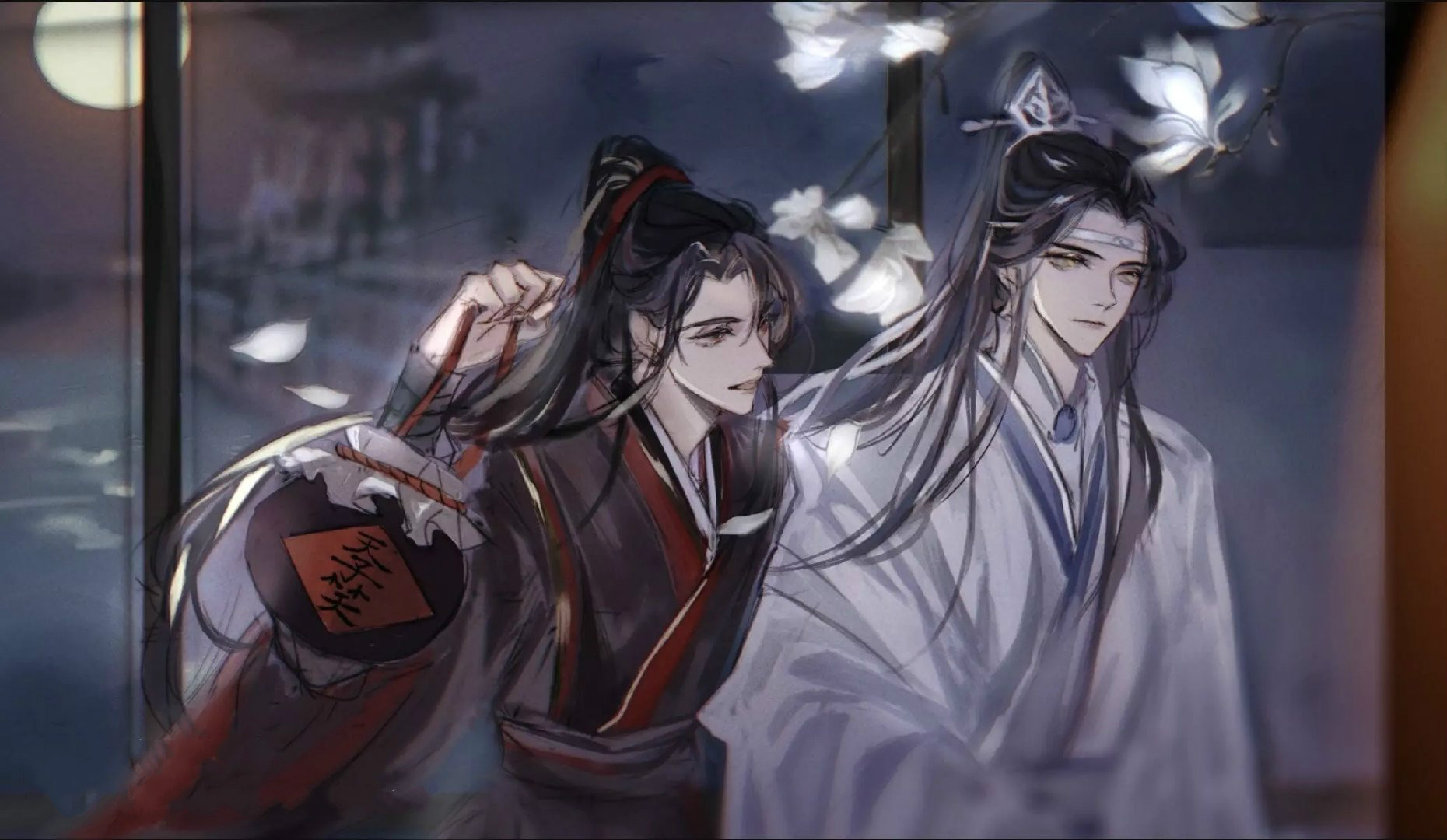 高清魔道祖師人物忘羨圖片，魏無羨藍(lán)忘機(jī)古風(fēng)人物圖集